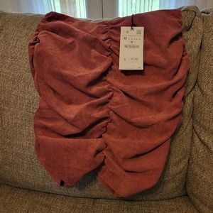 NWT Zara Maroon / Burgundy skirt